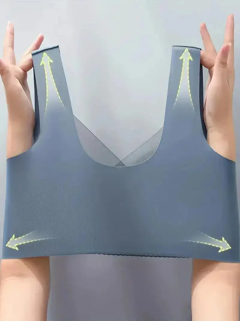 Soutien-gorge femme – Sans armature – Dentelle élégante – Maintien doux – Finition lisse