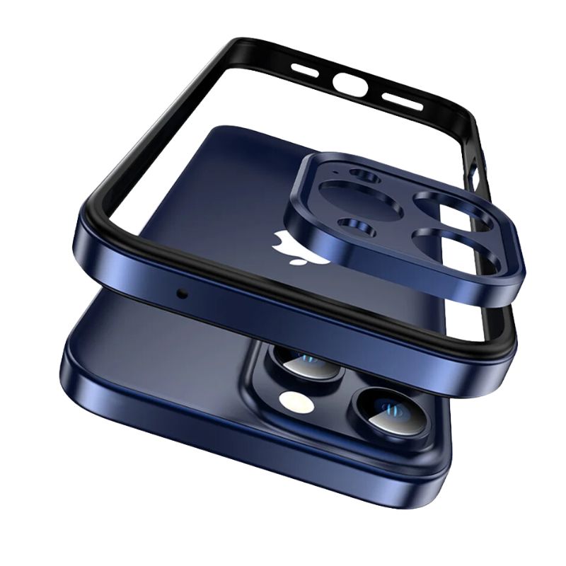 Metallic Camera Protector Phone Case With Slim Profile