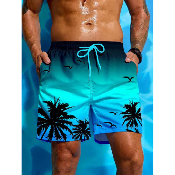 Men's swim shorts – Relaxed fit – Breathable quick-dry fabric – Mid-thigh length