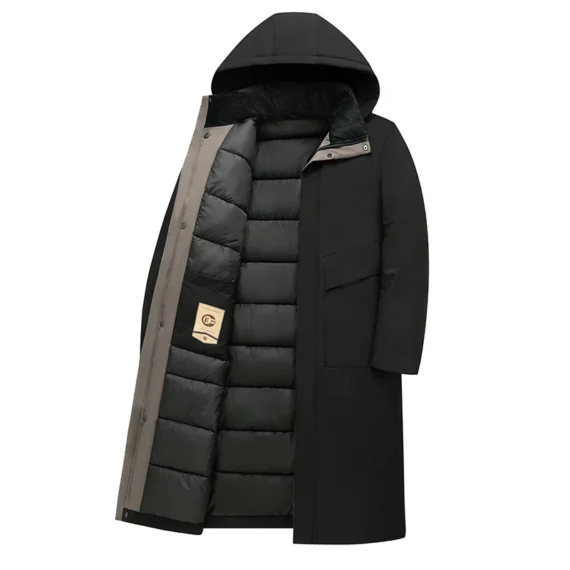 Giovanni Relaxed Fit Puffer Coat | Hooded Knee-Length Puffer Coat