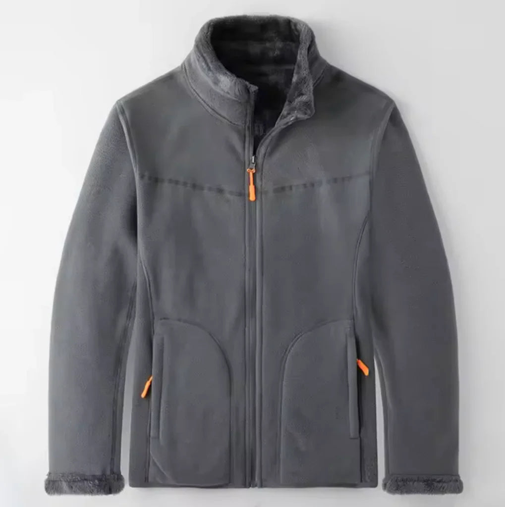 Men's jacket – Regular fit – Fleece exterior – Soft interior – Zippered pockets