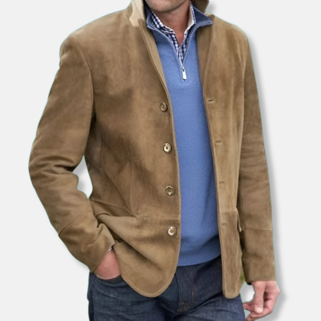 Stefano Suede Sport Coat | Casual Regular Fit Sport Coat