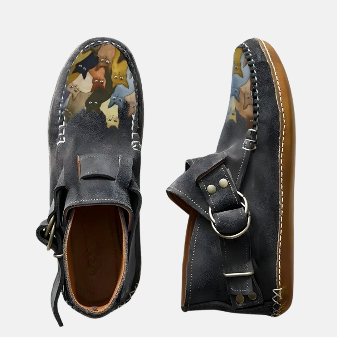 Paola Slip-On Moccasin Slippers | Fuzzy Lined Moccasin Slippers