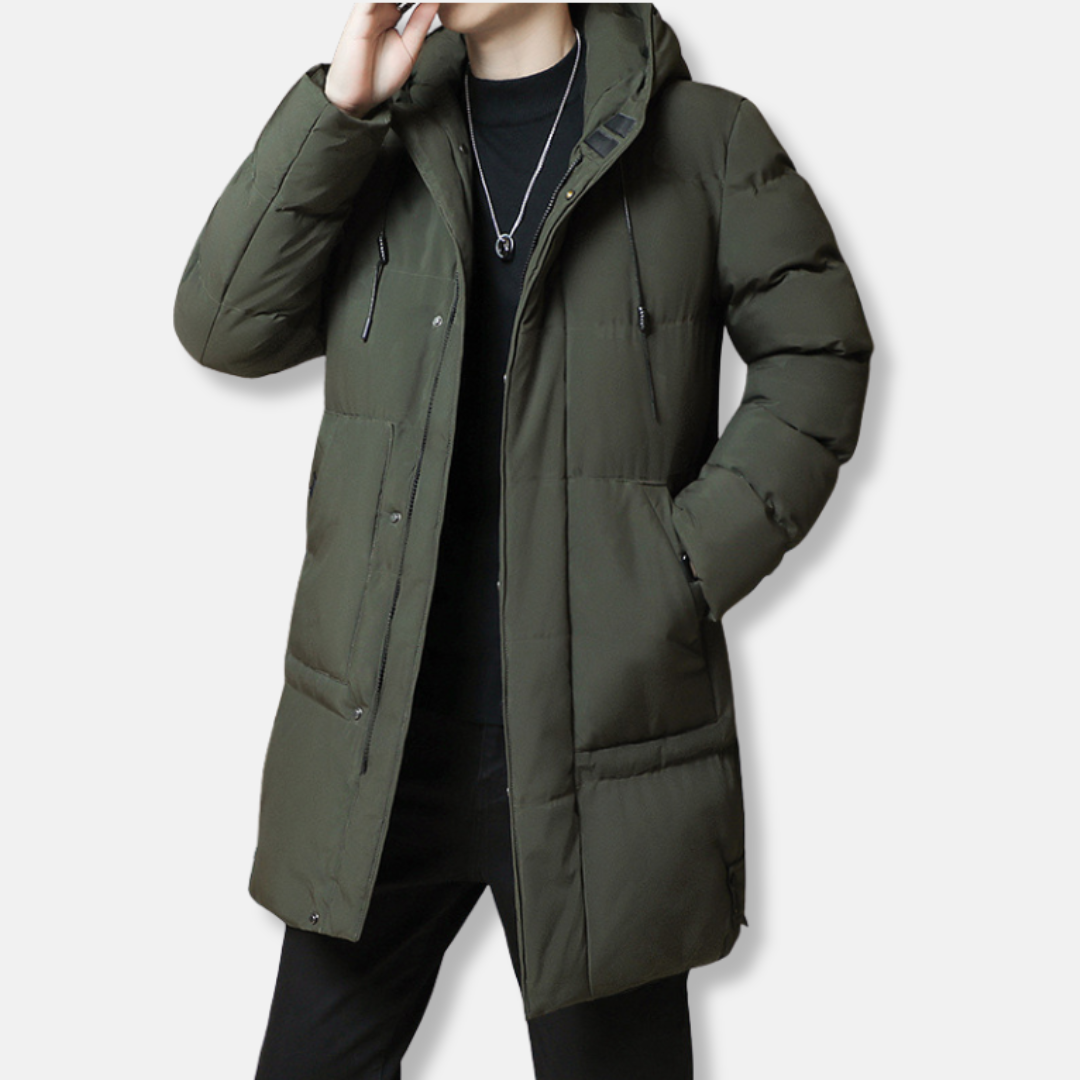 Vincenzo Hooded Puffer Jacket | Quilted Winter Jacket