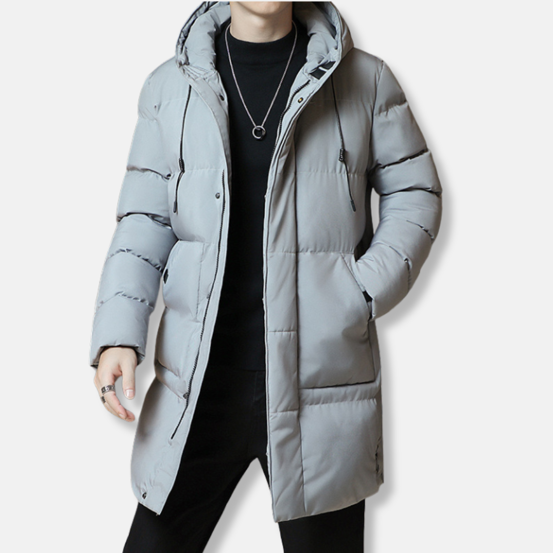 Vincenzo Hooded Puffer Jacket | Quilted Winter Jacket