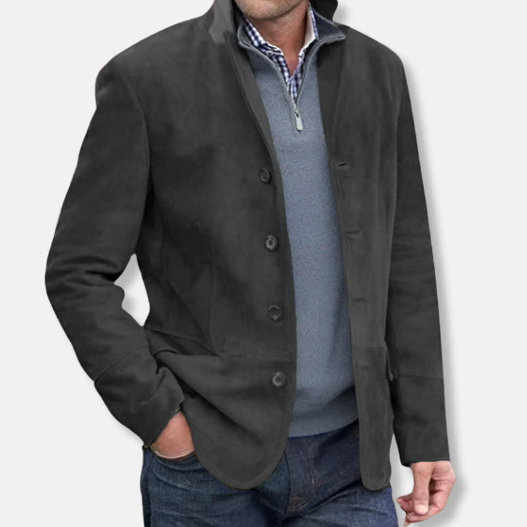 Stefano Suede Sport Coat | Casual Regular Fit Sport Coat