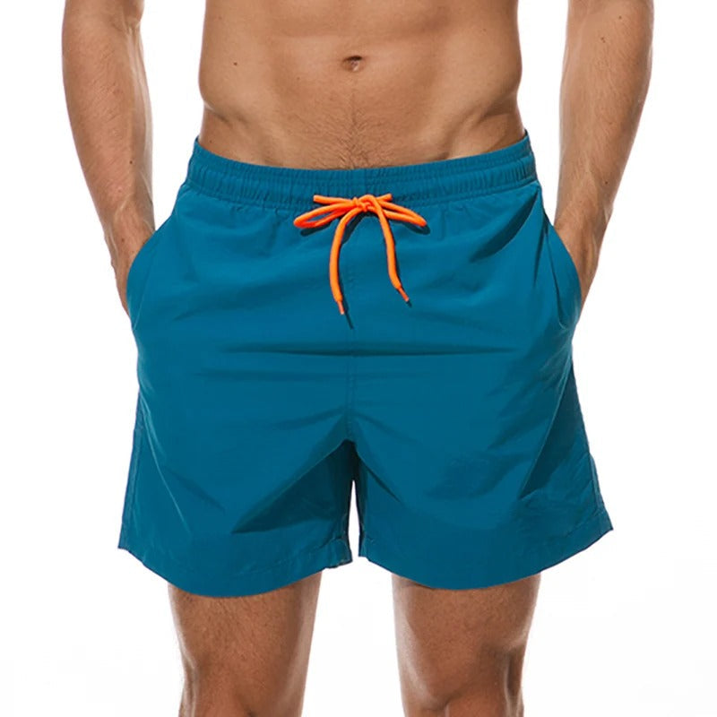 Men's swim shorts – Relaxed fit – Quick-drying – Elastic waistband with drawstring
