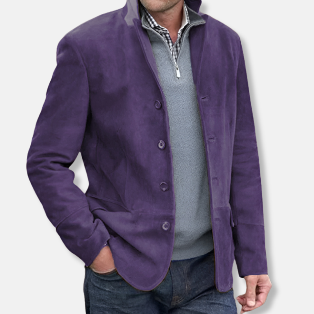 Stefano Suede Sport Coat | Casual Regular Fit Sport Coat