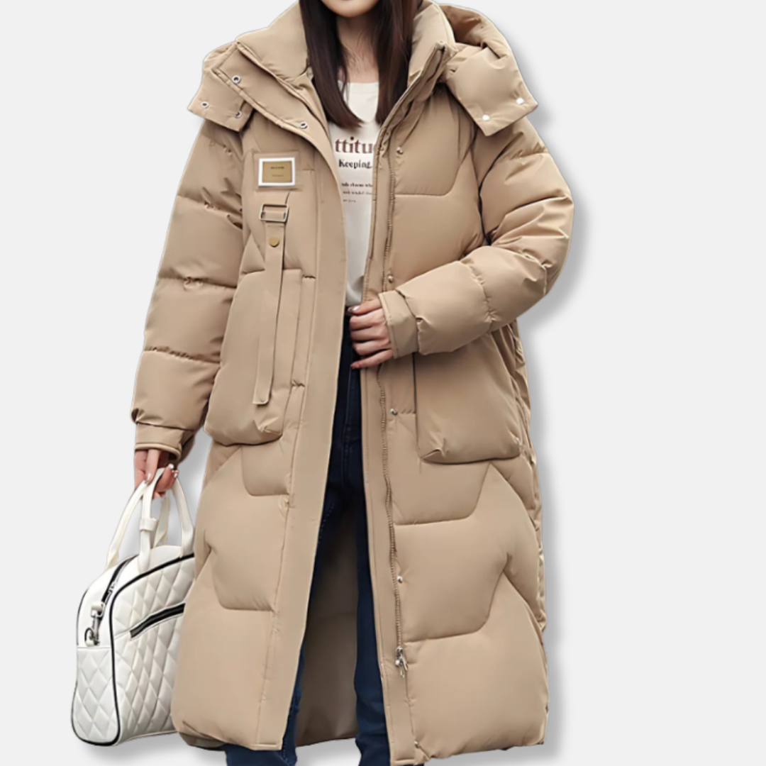 Ruby Hooded Puffer Coat | Oversized Longline Puffer Coat