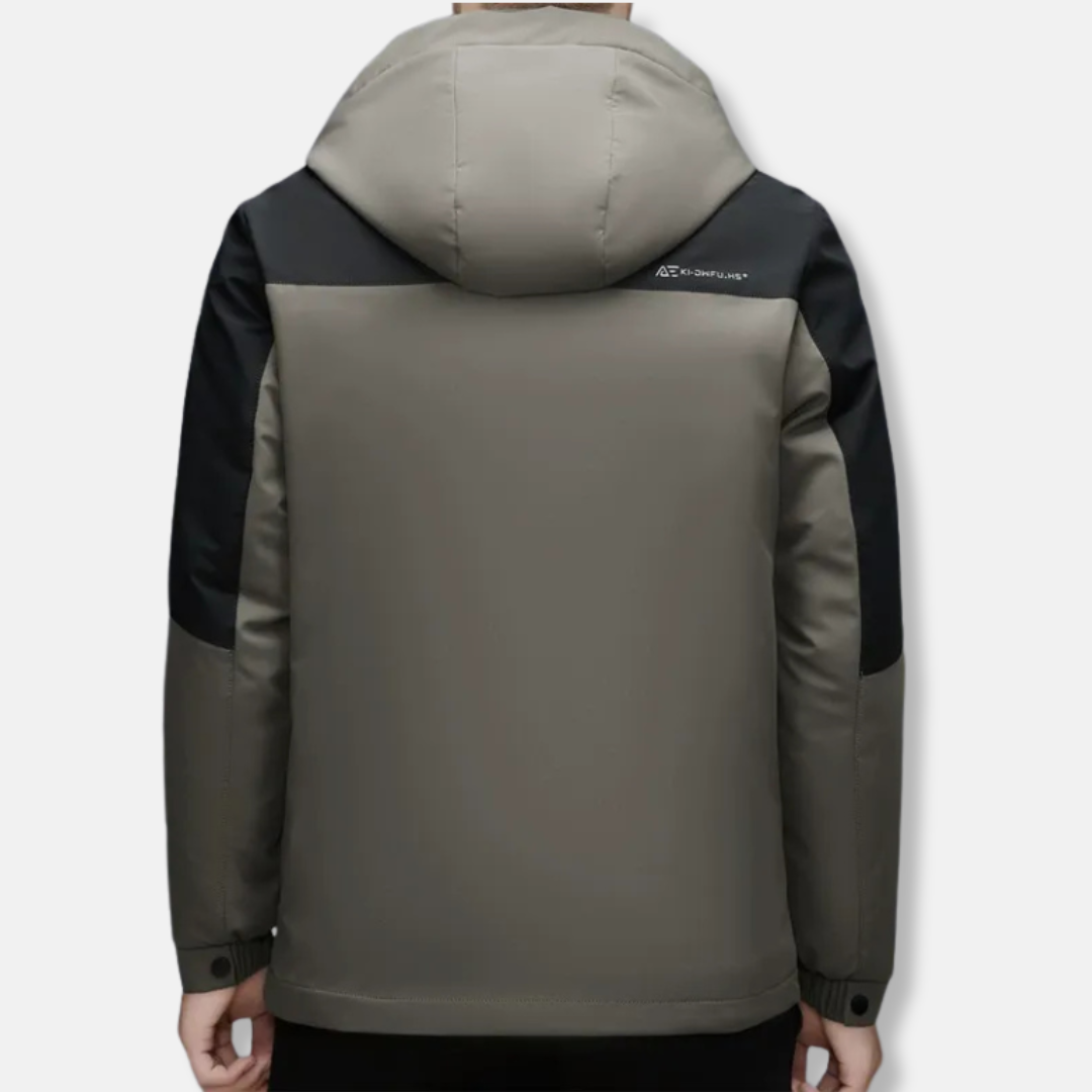 Christian Regular Fit Hooded Jacket | Casual Solid Hooded Jacket