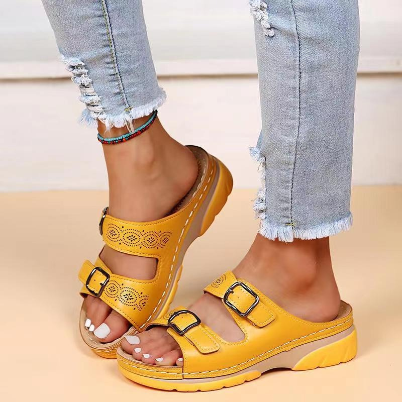 Women's sandals – Ergonomic sole – Adjustable straps – Breathable open toe