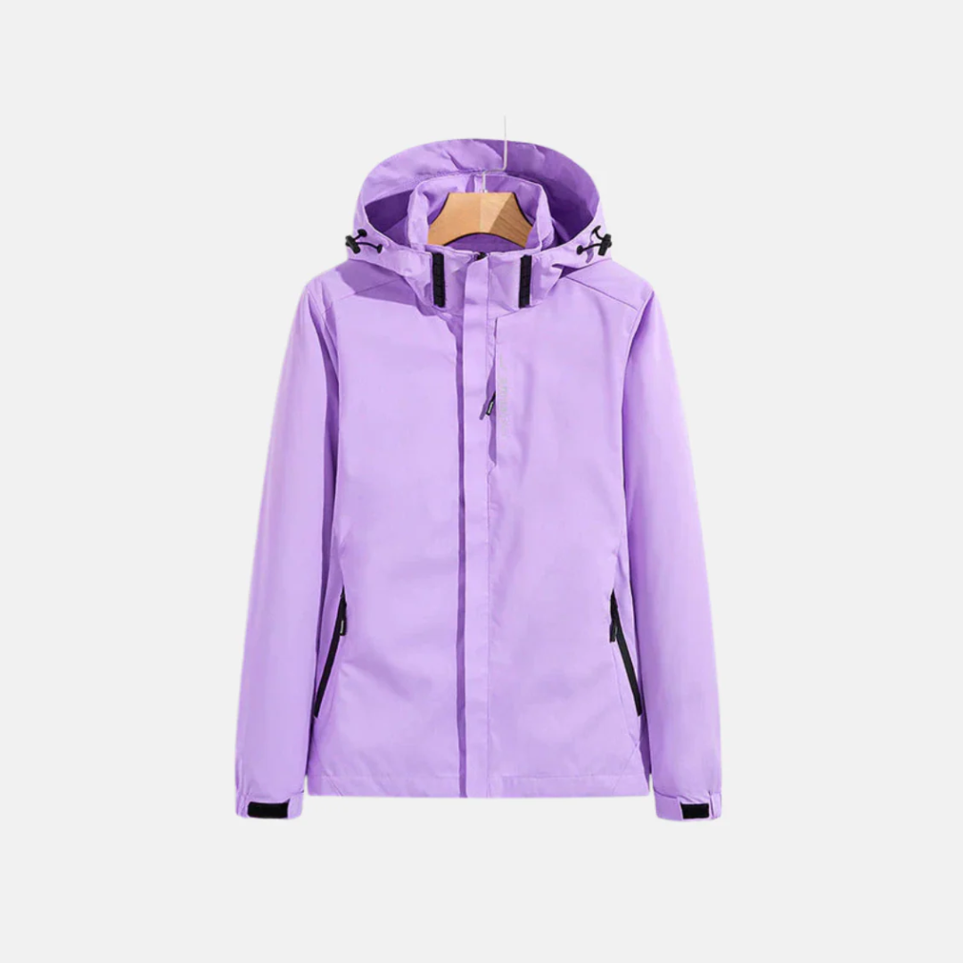 Men's jacket – Straight cut – Breathable water-repellent fabric – Adjustable hood