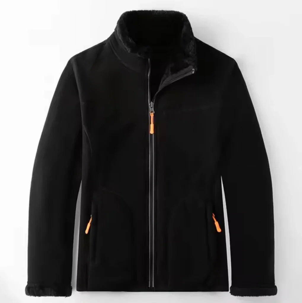 Men's jacket – Regular fit – Fleece exterior – Soft interior – Zippered pockets
