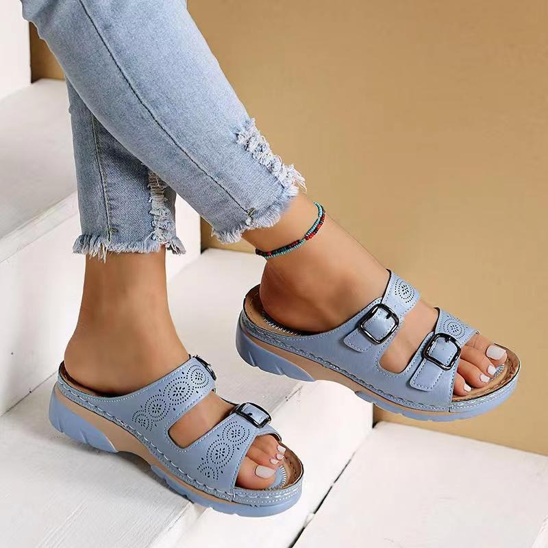 Women's sandals – Ergonomic sole – Adjustable straps – Breathable open toe