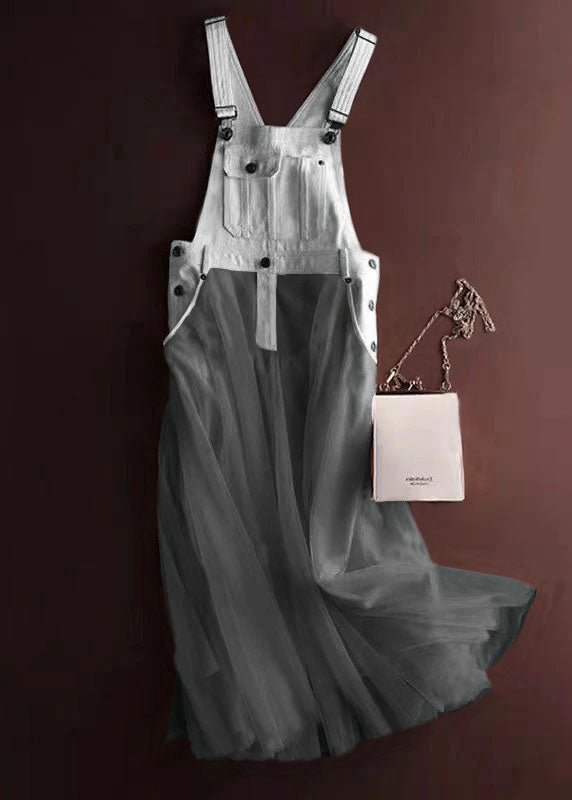 Strappy skirt for women – Flared cut – Structured top – Flowing tulle skirt