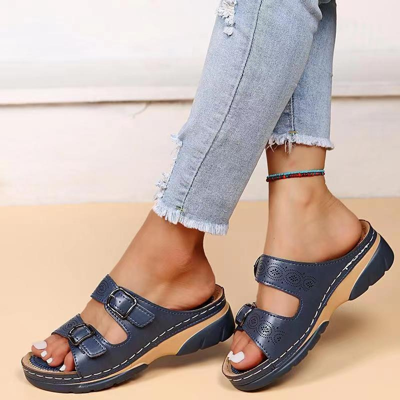Women's sandals – Ergonomic sole – Adjustable straps – Breathable open toe