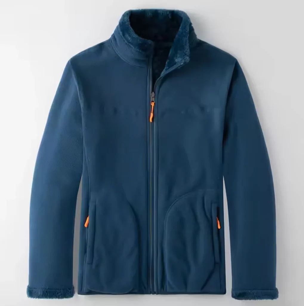 Men's jacket – Regular fit – Fleece exterior – Soft interior – Zippered pockets