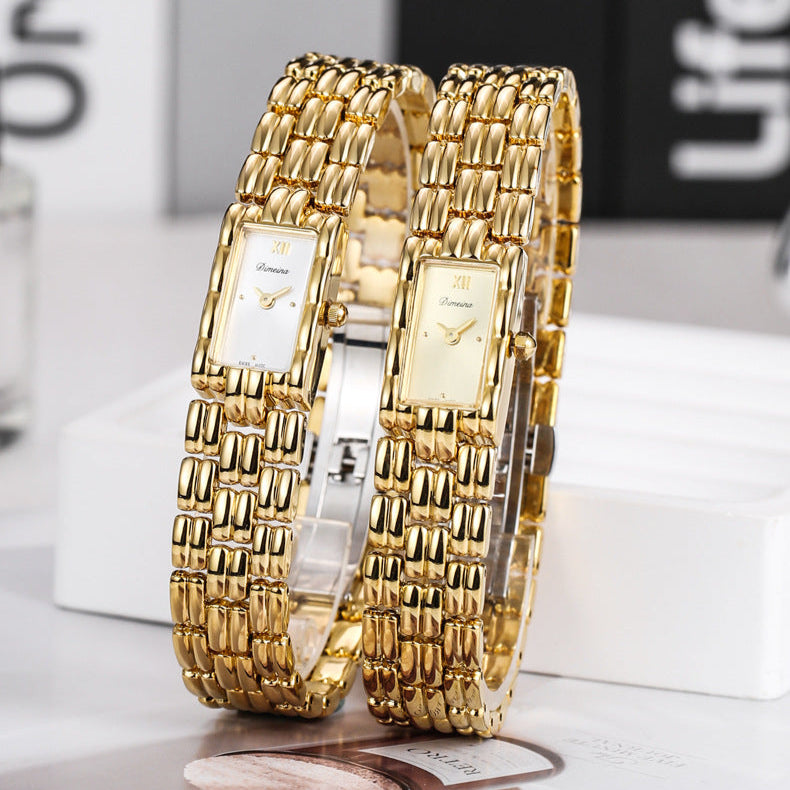 Veronica Rectangle Wristwatch | Roman Dial Rectangle Wristwatch