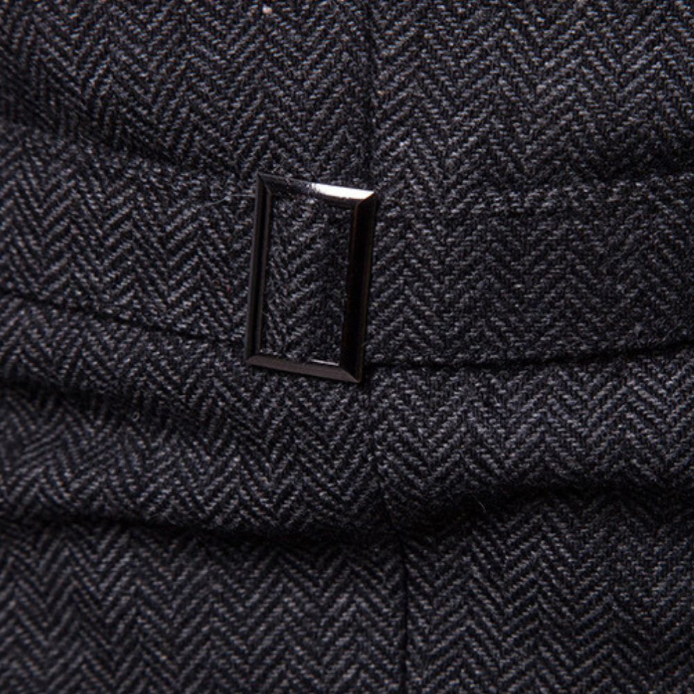 Sebastian Button Front Vest | V-Neck, Pockets Vest