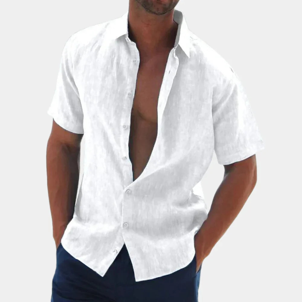 Men's shirt – Short sleeves – Relaxed fit – Lightweight breathable fabric