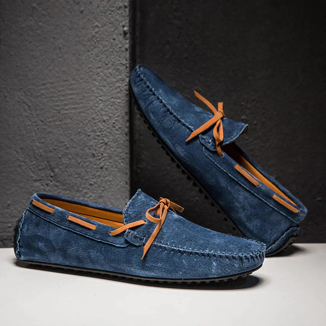 Men's Loafers – Slim Fit – Breathable Fabric – Non-Slip Sole – Easy Slip-On