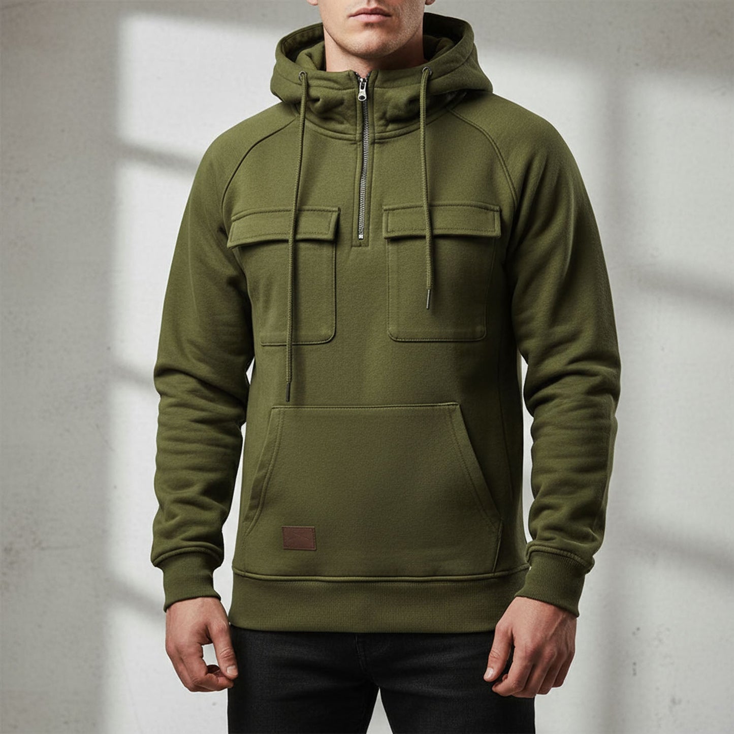 Finley Quarter-Zip Hoodie | Relaxed Fit, Kangaroo Pocket Hoodie