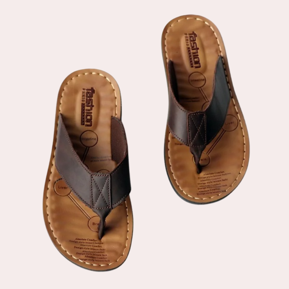 Men's mules – Open toe – Comfort sole – Easy slip-on