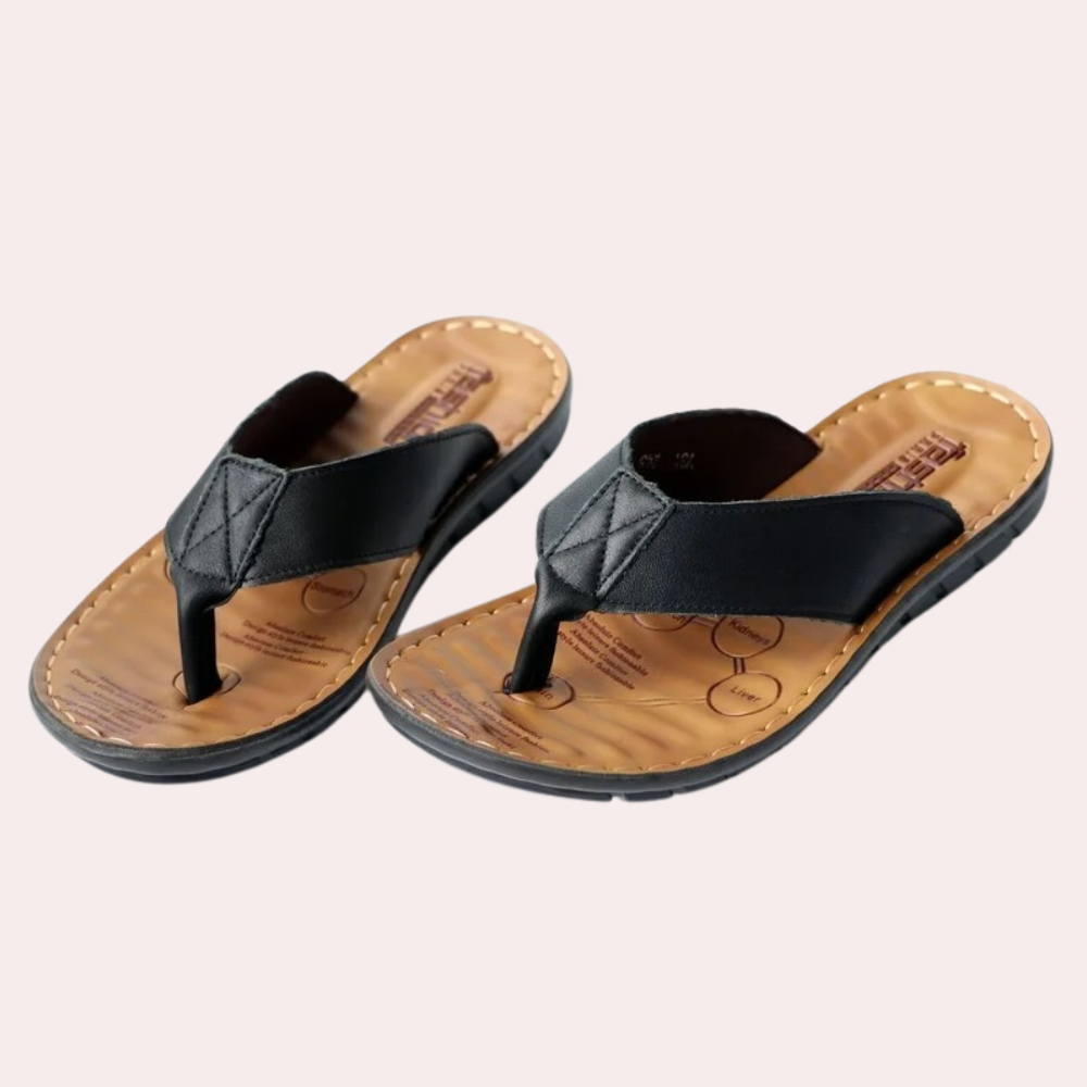 Men's mules – Open toe – Comfort sole – Easy slip-on