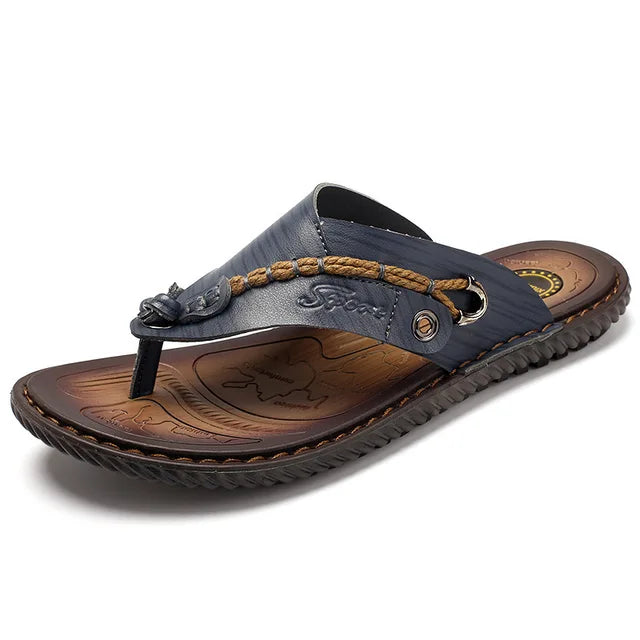 Men's flip-flops – Strap – Textured sole – Comfortable open toe