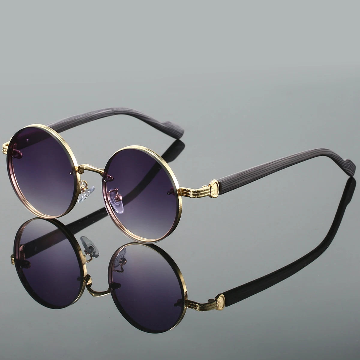 Francesco Round Sunglasses | Gradient Lenses Sunglasses