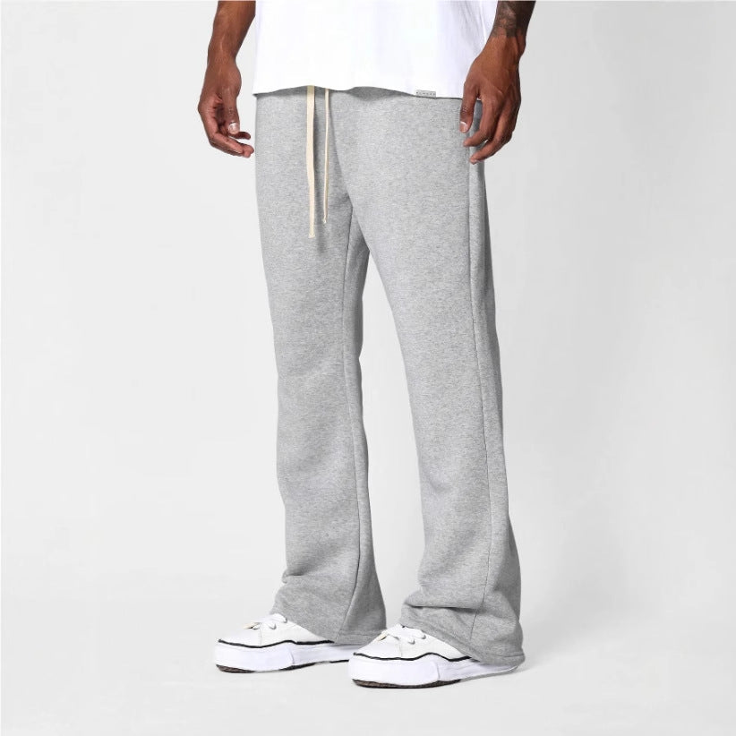 Men's sweatpants – Relaxed fit – Flared leg – Soft fabric
