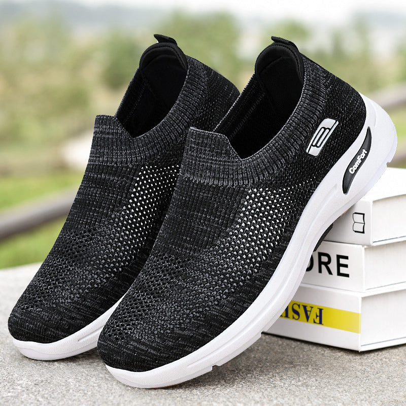 Chaussures décontractées homme – Léger – Enfilage facile – Coupe basse