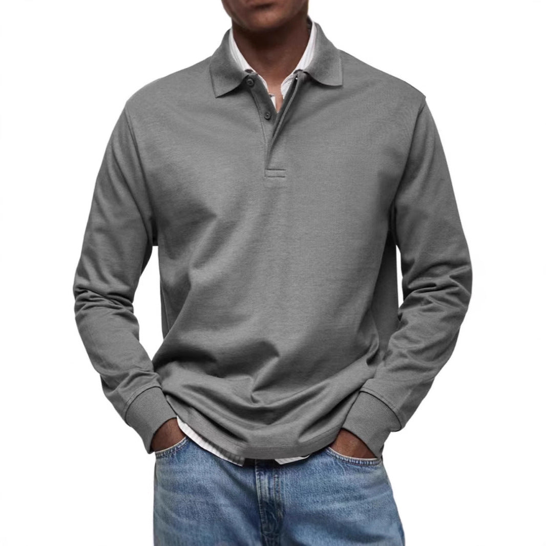 Men's shirt – Long sleeves – Relaxed fit – Breathable natural fibers