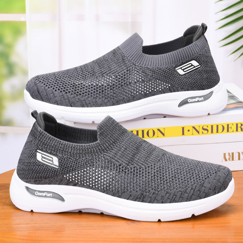 Chaussures décontractées homme – Léger – Enfilage facile – Coupe basse