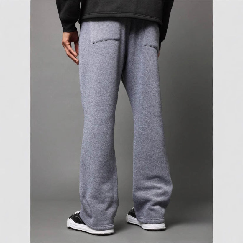 Men's sweatpants – Relaxed fit – Flared leg – Soft fabric