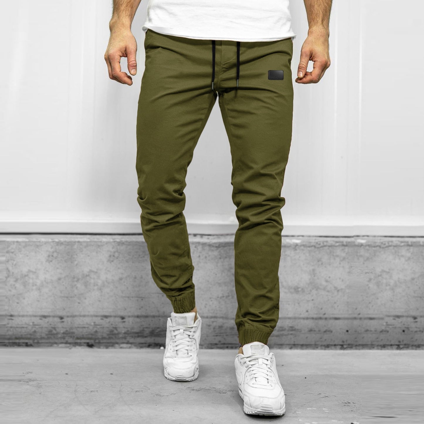 Men's cargo pants – Relaxed fit – Elastic waist – Breathable fabric – Tapered cuffs – Multi-pocket
