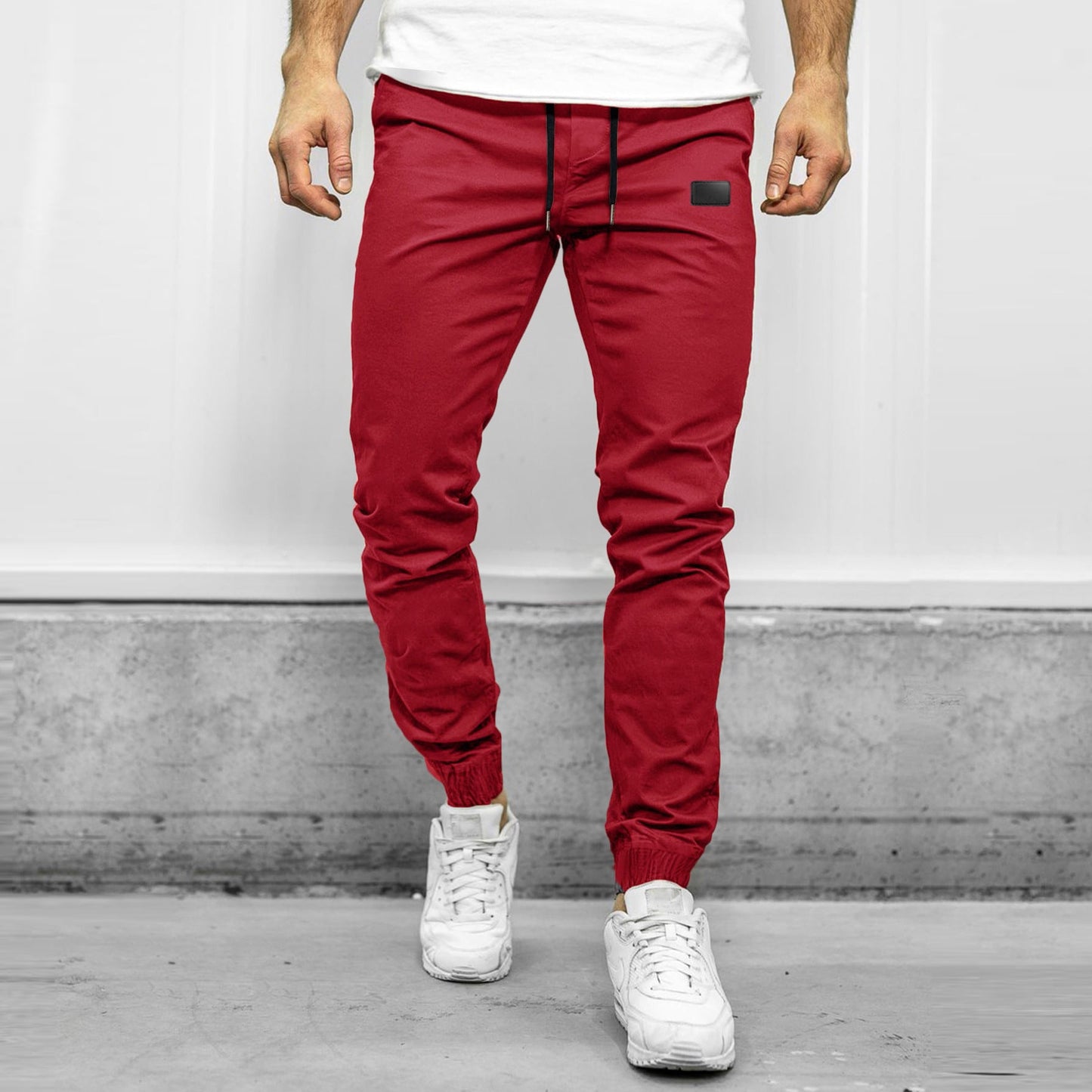 Men's cargo pants – Relaxed fit – Elastic waist – Breathable fabric – Tapered cuffs – Multi-pocket