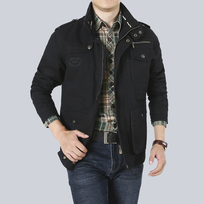 Men's utility jacket – Relaxed fit – Multi-pocket – Rugged workwear style