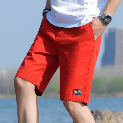 Men's shorts – Relaxed fit – Knee length – Breathable cotton fabric