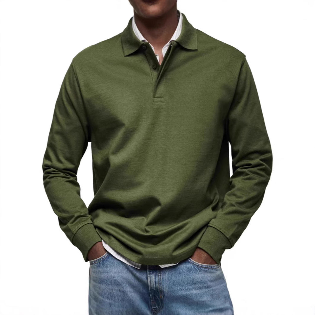 Men's shirt – Long sleeves – Relaxed fit – Breathable natural fibers