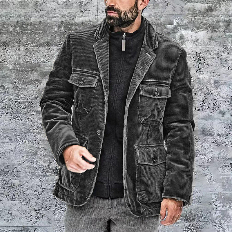 Men's jacket – Slim fit – Notched lapel – Flap pockets