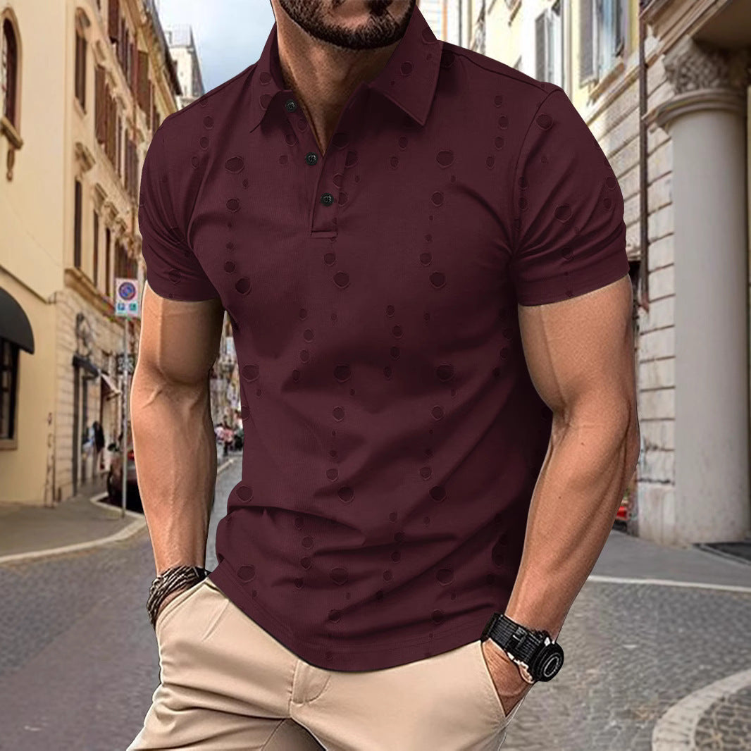 Men's Polo – Slim Fit – Breathable Cotton – Modern Worn Design