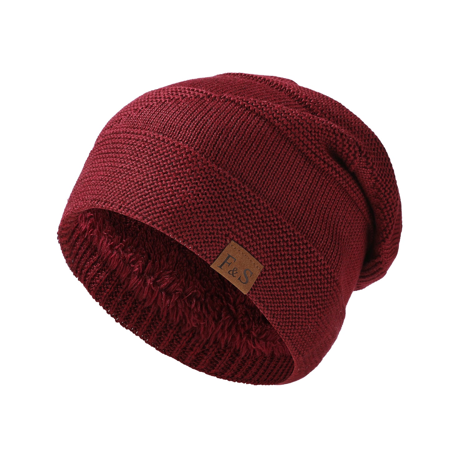 Joshua Slouchy Beanie Hat | Fleece Lined Slouchy Beanie Hat