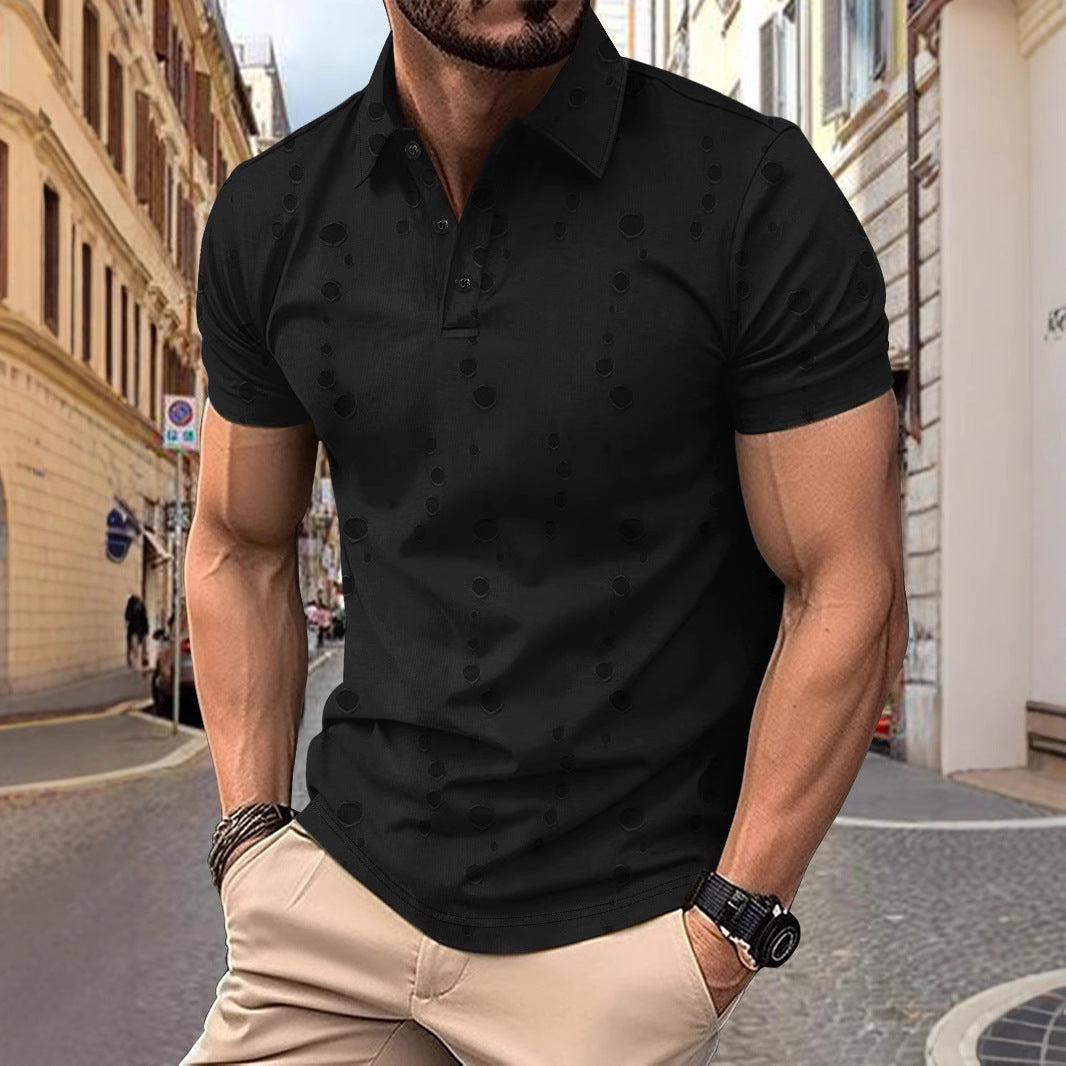 Men's Polo – Slim Fit – Breathable Cotton – Modern Worn Design