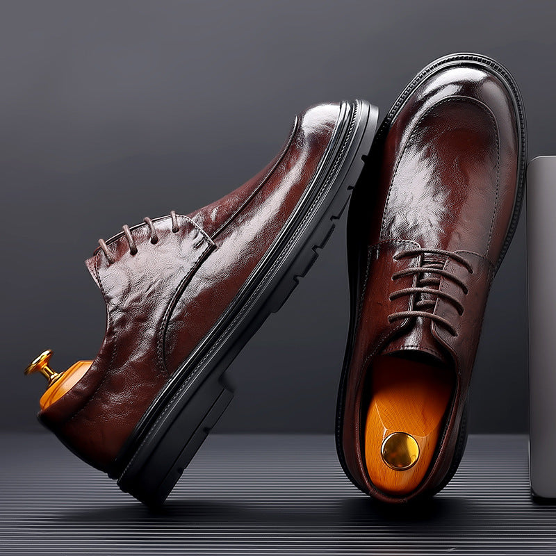 Chaussures habillées homme – Style Oxford – Lacets fermés élégants