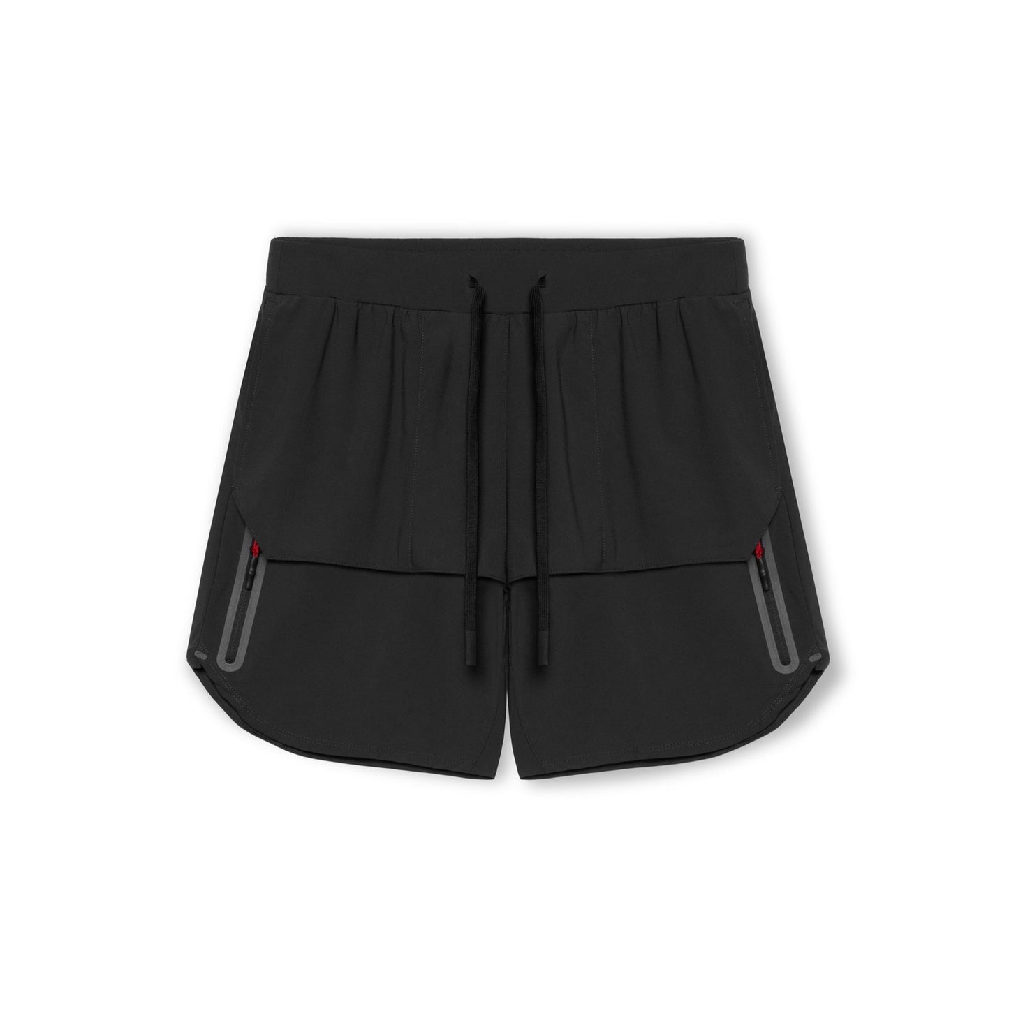 Men's sports shorts – Relaxed fit – Breathable fabric – Zippered pockets