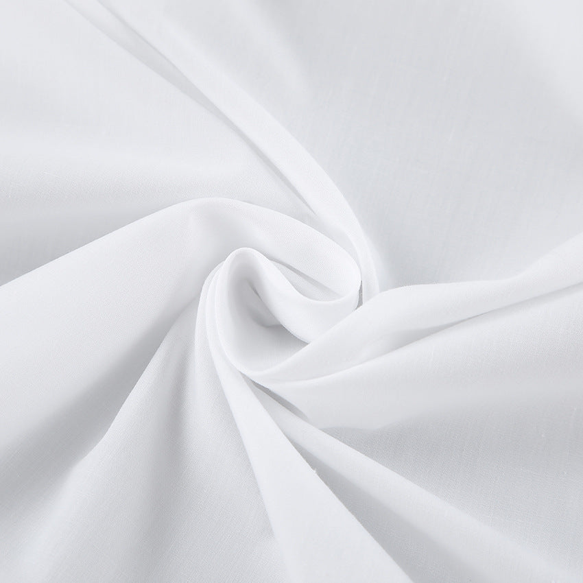 Chemise femme – Coupe oversize – Coton mélangé respirant – Manches longues