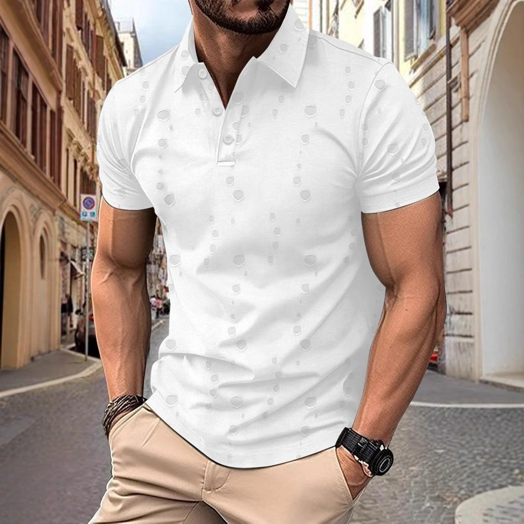 Men's Polo – Slim Fit – Breathable Cotton – Modern Worn Design