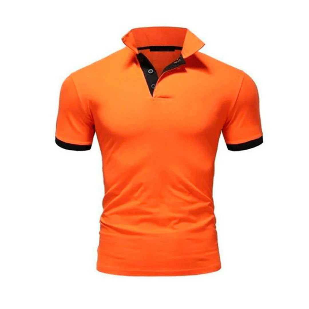 Men's polo – Slim fit – Short sleeves – Natural fibres – Casual style
