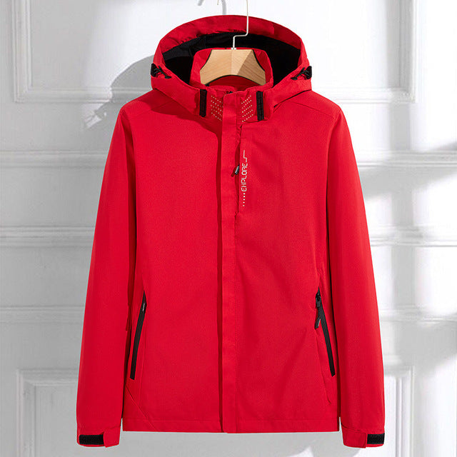Manteau de pluie femme – Déperlant – Capuche réglable – Coupe droite mi-longue